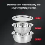 Multifunctional Stainless Steel Basin - Image 13