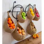 Hanging Wall Vegetable Fruit Baskets - Image 2