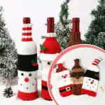 Christmas Sweater Wine Bottle Cover - Image 3
